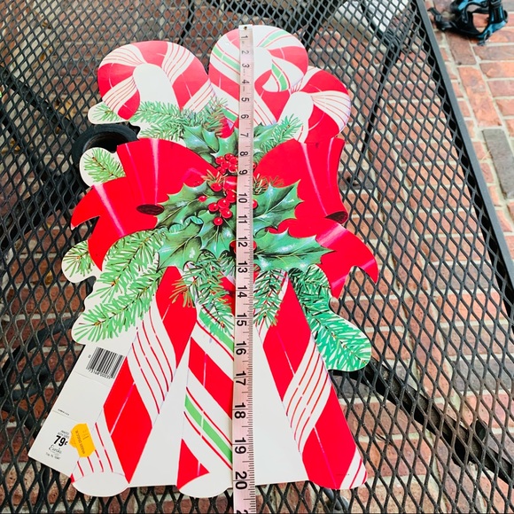 Set of 2 Vintage Christmas die cut picture art in EUC new with labels st… - Picture 7 of 14